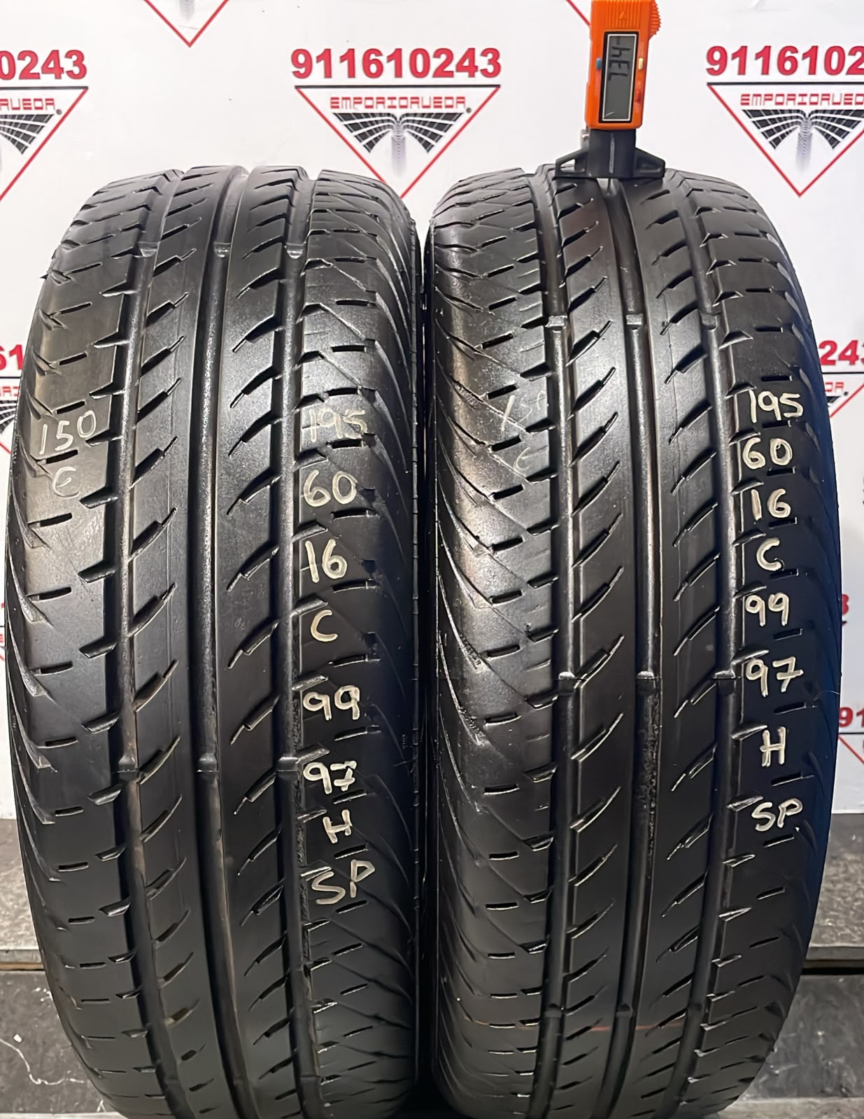 CONTINENTAL VANCOCONTACT 2 USADO  195/60 R16C 99/97 H